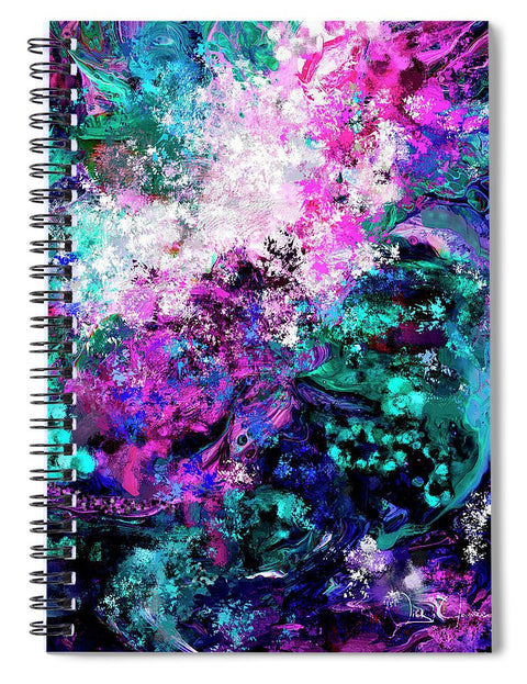 Abstract #5 - Mystery - Spiral Notebook