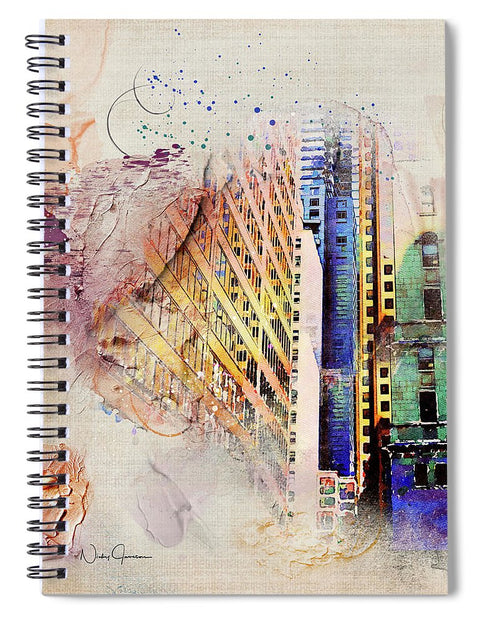 Painting Toronto- Commerce Court East - Spiral Notebook