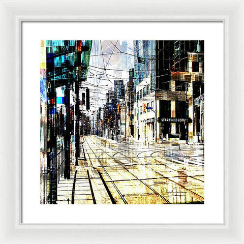 Crossing Spadina - Framed Art Print by Nicky Jameson