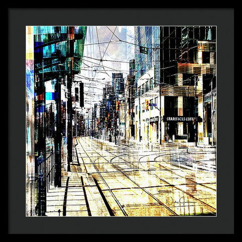 Crossing Spadina - Framed Print