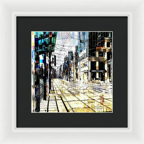 Crossing Spadina - Framed Art Print