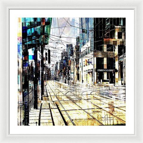 Crossing Spadina - Framed Print