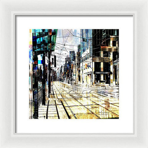 Crossing Spadina - Framed Art Print by Nicky Jameson