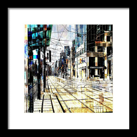 Crossing Spadina - Framed Art Print