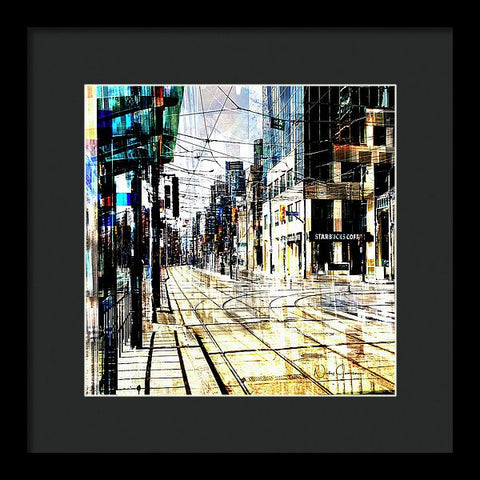 Crossing Spadina - Framed Art Print