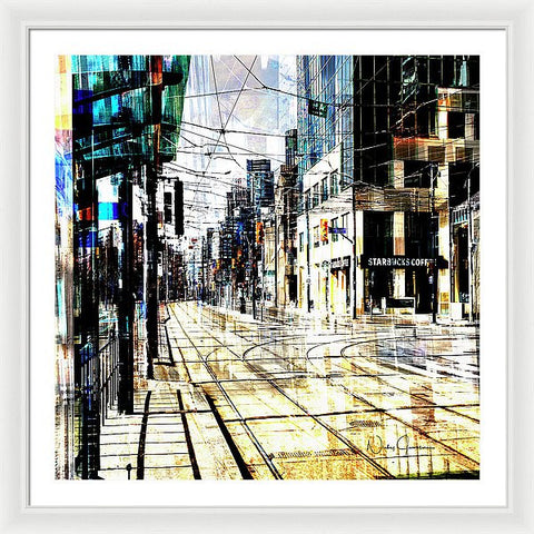 Crossing Spadina - Framed Print