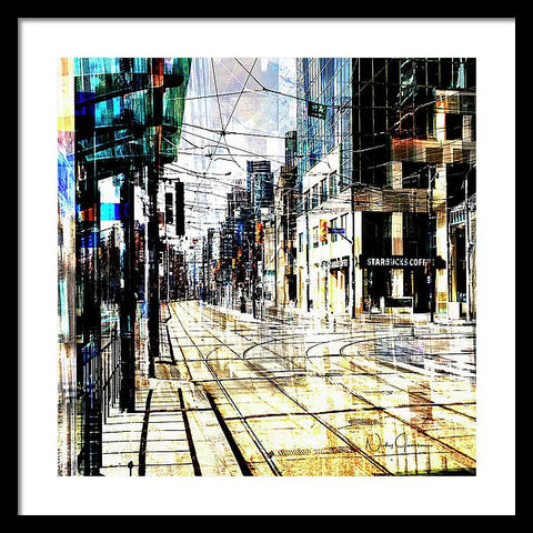 Crossing Spadina - Framed Print