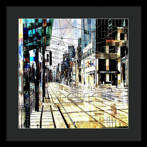 Crossing Spadina - Framed Art Print by Nicky Jameson