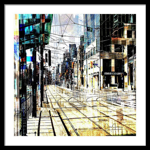 Crossing Spadina - Framed Print