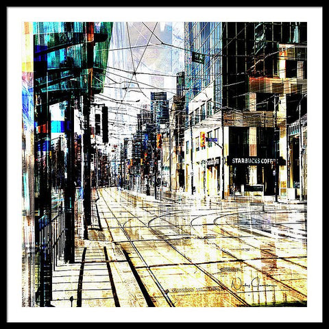 Crossing Spadina - Framed Print