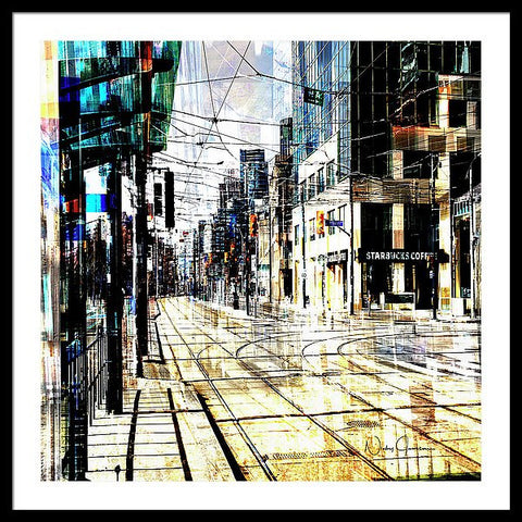 Crossing Spadina - Framed Print