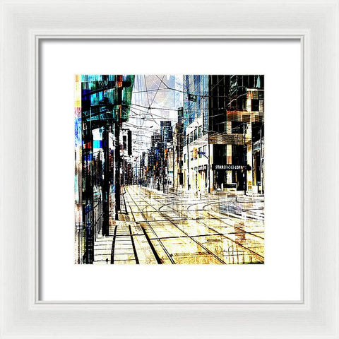 Crossing Spadina - Framed Art Print