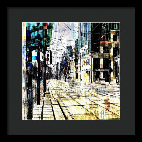 Crossing Spadina - Framed Art Print by Nicky Jameson