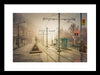 Fog Deserted Street - Framed Print
