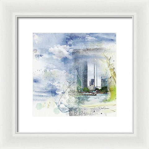 Harbourside - Framed Print