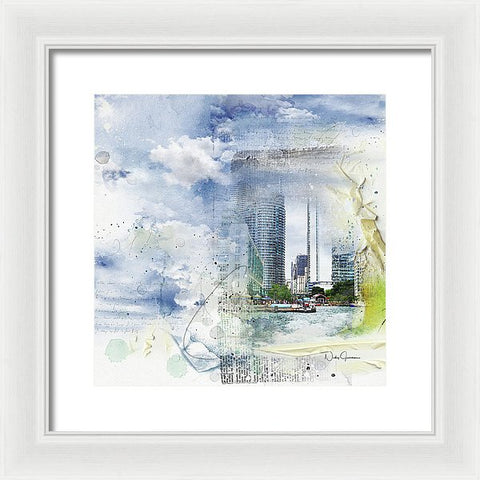 Harbourside - Framed Print