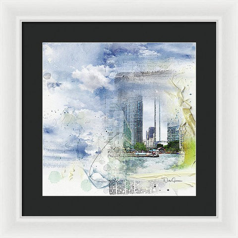 Harbourside - Framed Print