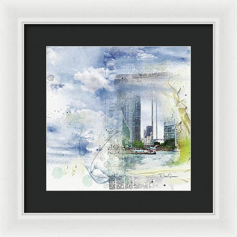 Harbourside - Framed Print