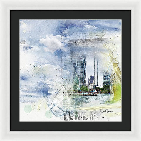 Harbourside - Framed Print