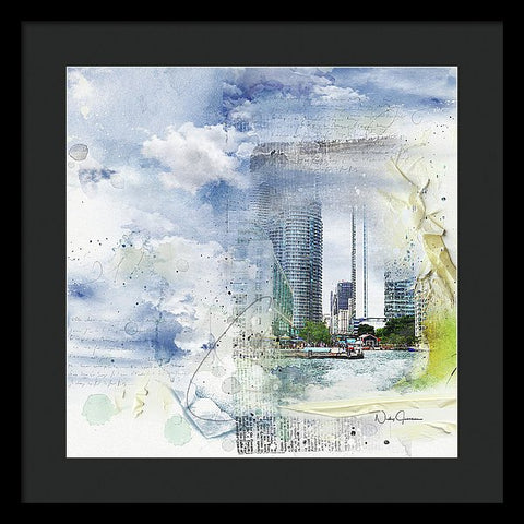 Harbourside - Framed Print