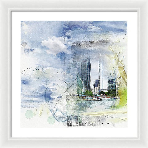 Harbourside - Framed Print