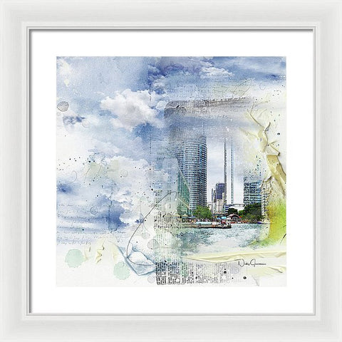 Harbourside - Framed Print