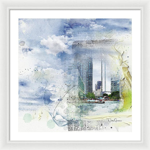 Harbourside - Framed Print