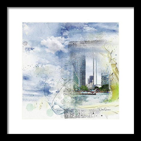 Harbourside - Framed Print