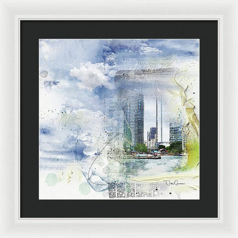 Harbourside - Framed Print