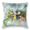 A Walk Along the Towpath - Throw Pillow