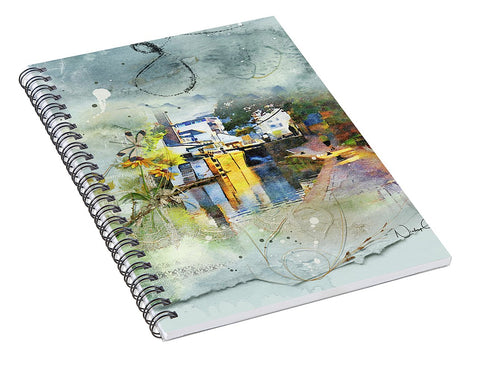A Walk Along the Towpath - Spiral Notebook