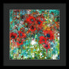 Poppies in a Field - Framed Print