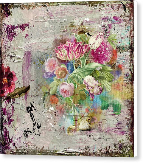 Abstract Florals - Canvas Print