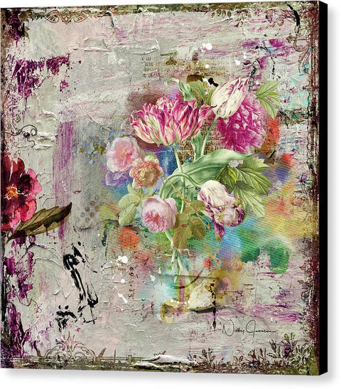 Abstract Florals - Canvas Print