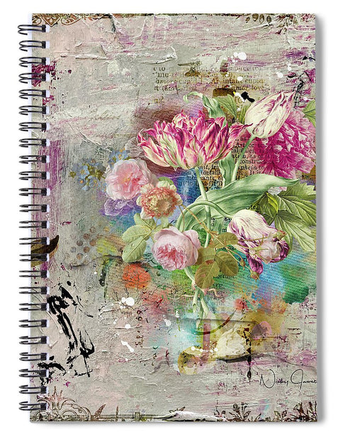 Abstract Florals - Spiral Notebook