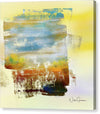 Abstract Landscape - Evening Light - Canvas Print