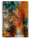 Abstract Morning Textured - Spiral Notebook