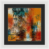 Abstract Morning Textured - Framed Print