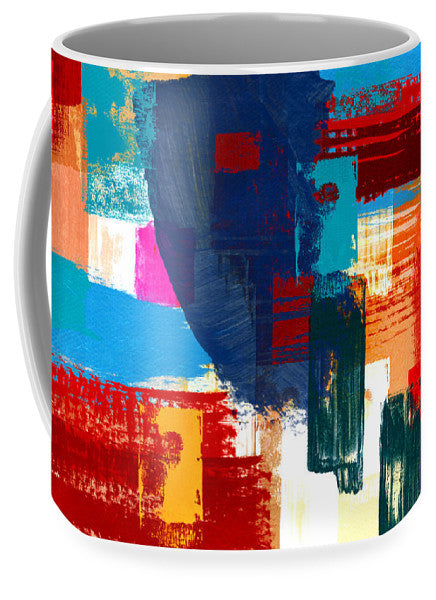 Abstract Textured Collage - Mug