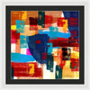 Abstract Textured Collage - Framed Print
