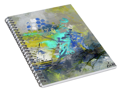 Art Journal Abstract - Spiral Notebook