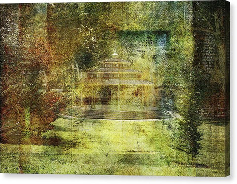 Bandstand In Kew Park - Canvas Print