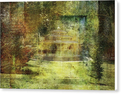 Bandstand In Kew Park - Canvas Print