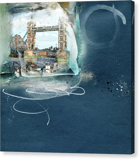 london tower bridge canvas art painting