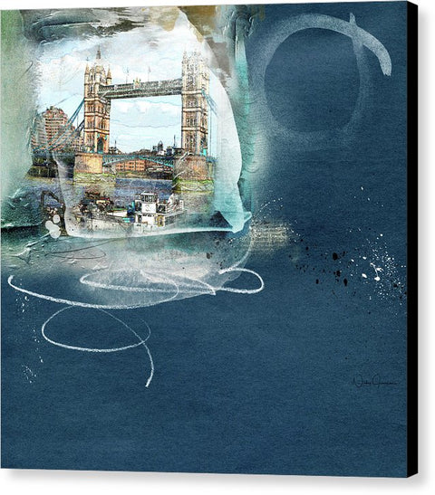 london tower bridge canvas art painting