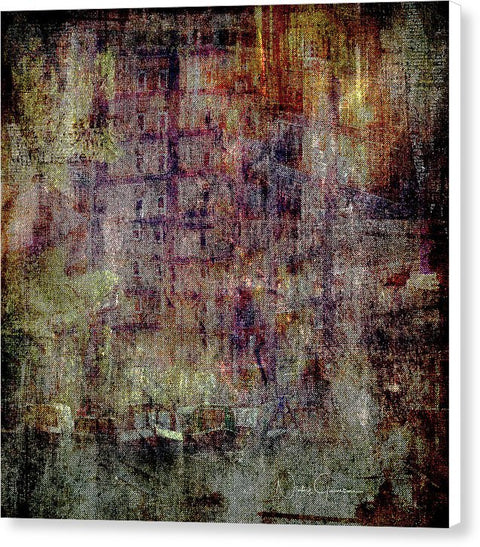 Regent's Canal Urbanscape - II - Canvas Print