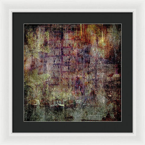Canal Urbanscape - II - Framed Print