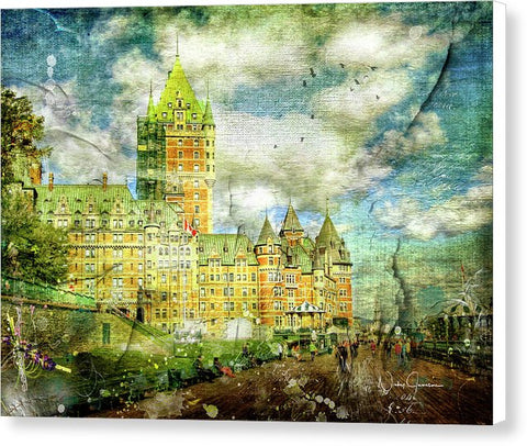 Chateau Frontenac Vieux Quebec #2- Canvas Print