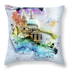 CHVRCH-IV St Paul's Cathedral. Till We Meet Again - Throw Pillow