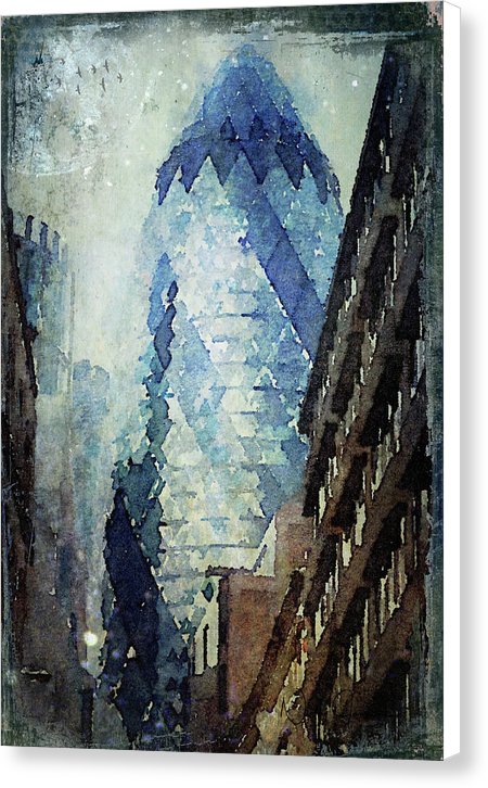 City Blue - Canvas Print